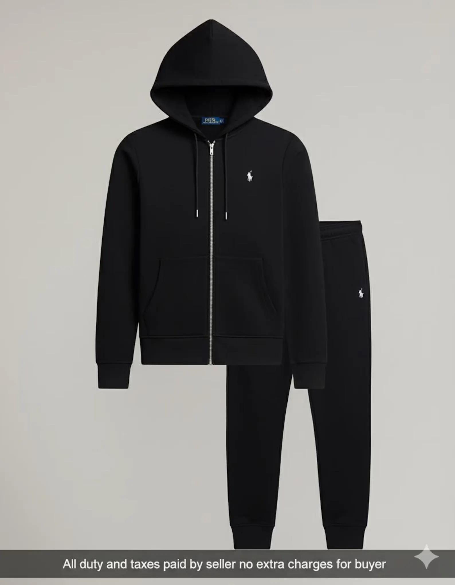 black nike tech sweatsuit