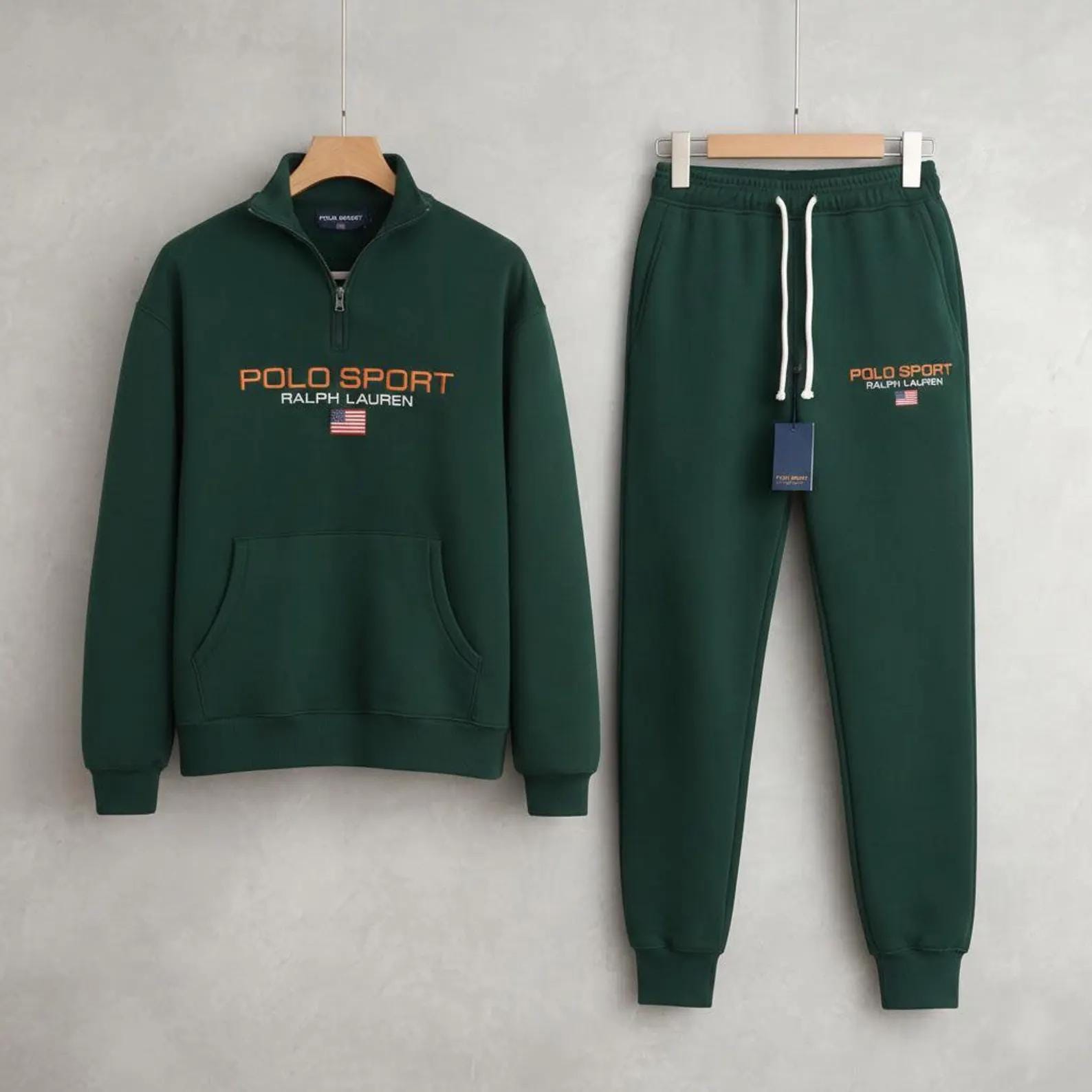 Polo Ralph Lauren Green Hoodie - Etsy
