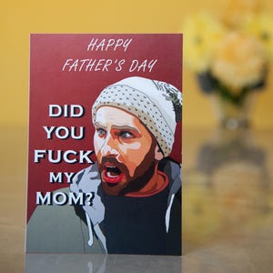 Charlie Kelly / Biglietto per la festa del papà / Biglietto comico per i fan di Always Sunny in Philadelphia / Carta 5x7 vuota con busta / Ecologico