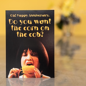 Carte d'anniversaire effrontée Nessa | « Vous voulez des épis de maïs ? | Carte amusante pour les fans de Gavin et Stacey | Vierge 5 x 7 avec enveloppe | Respectueux de l'environnement
