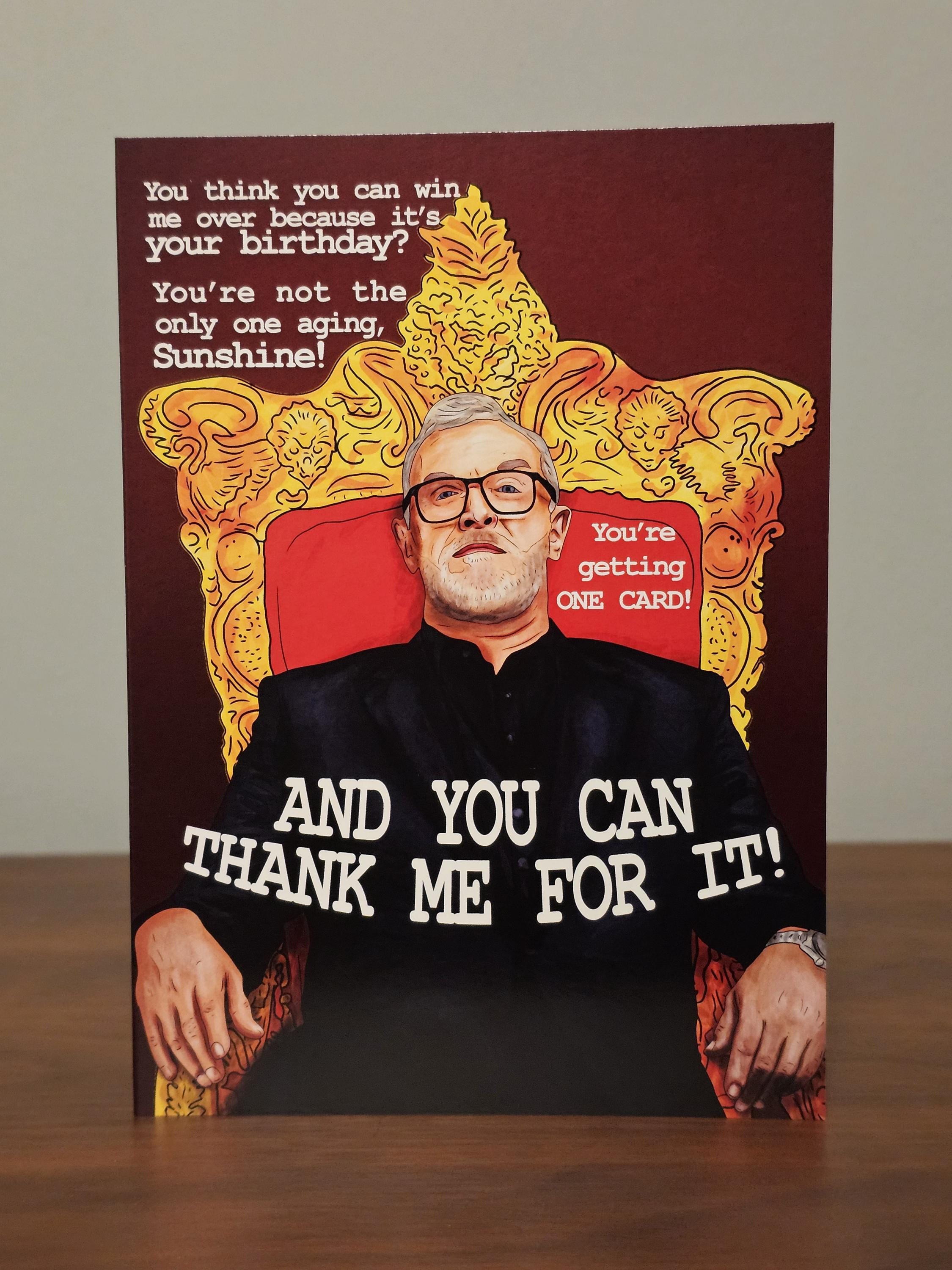 Greg Davies Taskmaster Cards - Birthday, Mother's Day, Father's Day ...