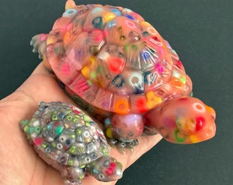 Glow-in-the-Dark Turtles Picky Pad: Anxiety Relief Fidget Toy