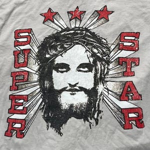 Tweedehands groot T-shirt Jesus Christ Superstar met print