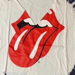 Rolling Stones Preowned Medium Tie-Dye T-shirt