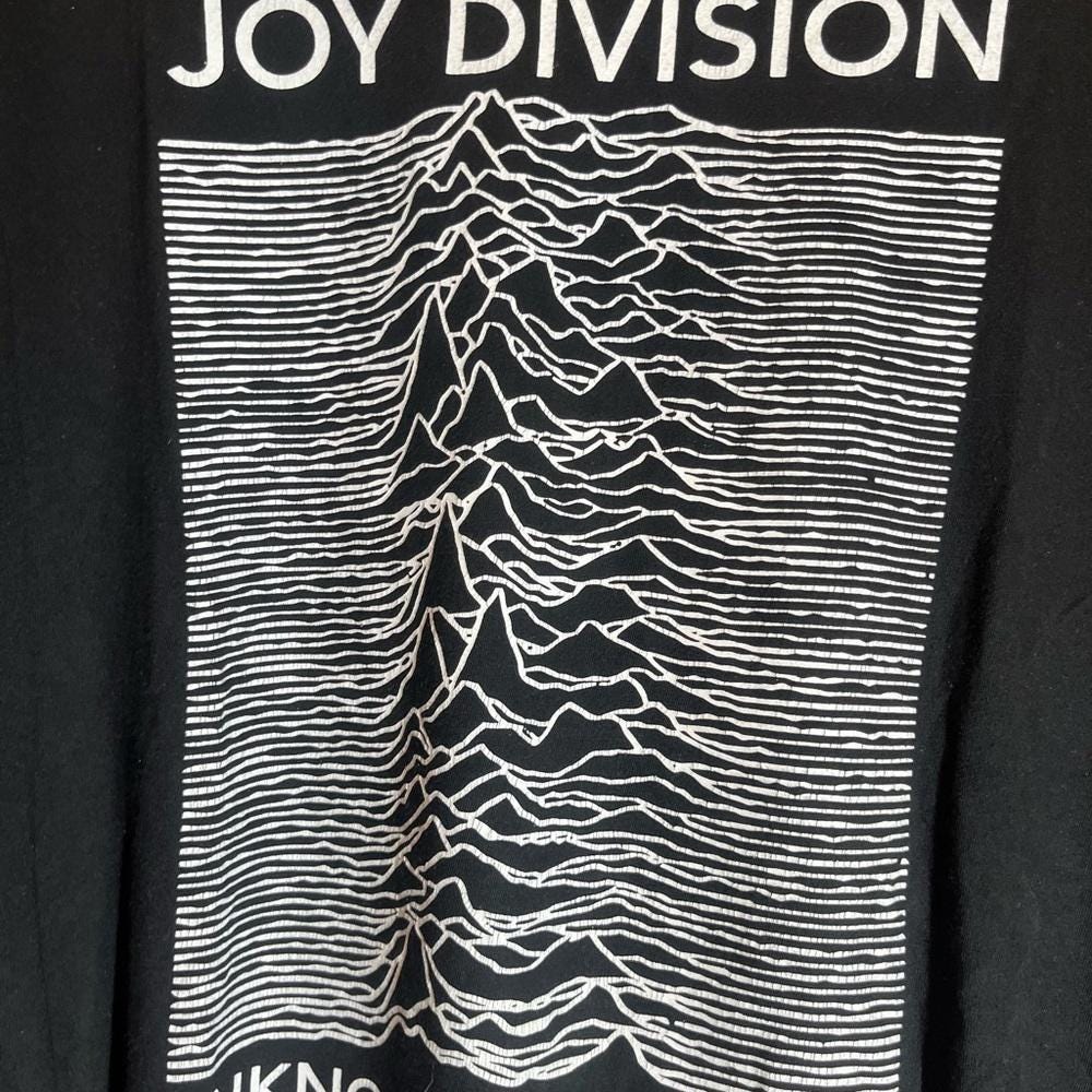 Joy Division 2xlarge Black Graphic Vintage Preowned Tshirt