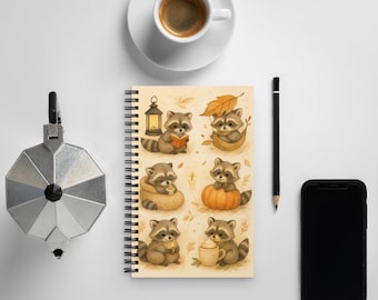 Raccoon, Spiral notebook