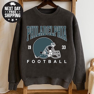 Retro Philadelphia Football Sweatshirt, Vintage Philly Football Sweatshirt, Philly Game Day Philly Crewneck, Unisex Sport Gift, Football Tee