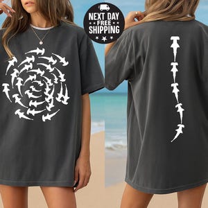 Komfort Farbe Hammerhai Hai Shirt, Marine Leben retten die Hai T-Shirt, Meerestier T-Shirt, Respektieren Sie die Einheimischen Ozean Thema Shirt, Meereskreatur Top