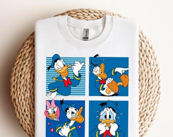 Retro Mickey Donald Duck DTF Transfer, Disney World Vintage Mickey DTF, Daisy Duck DTF Transfers,Mickey Mouse Characters Ready To Press
