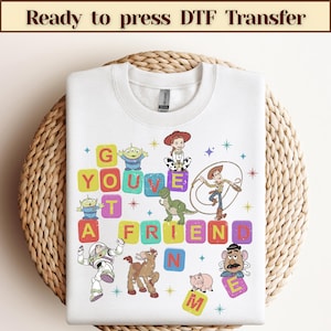 Vintage Toy Story Dtf, To Infinity And Beyond, Toy Story Land Dtf, Disneyland Dtf, Disney Family Dtf, Ready to press,Dtf transfer