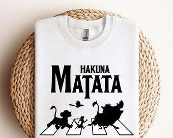 Hakuna Matata Lion King Animal Kingdom DTF Transfer Ready to Press, Disney Lion King DTF Transfers, Lion King Heat Transfer, Disney Shirts