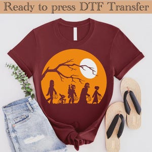 Galaxy Walking Halloween 2025 DTF Transfer , Not So Scary Halloween Dtf, Family Halloween Shirts Dtf, Halloween Cartoon DTF, Halloween DTF
