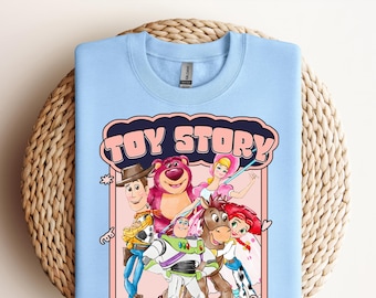 Disney Toy Story Character DTF Transfer, Disney Toys Crossing DTF, Woody Buzz Ready To Press, Disney Toy Story Family Shirt, Toy Story Shirt