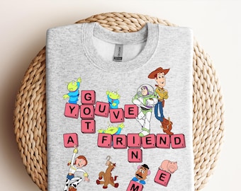 Sie haben einen Freund in mir bereit zum Pressen, Toy Story Freunde Dtf Transfers, Disneyland Dtf Transfers, Sie haben einen Freund in mir Dtf Transfers