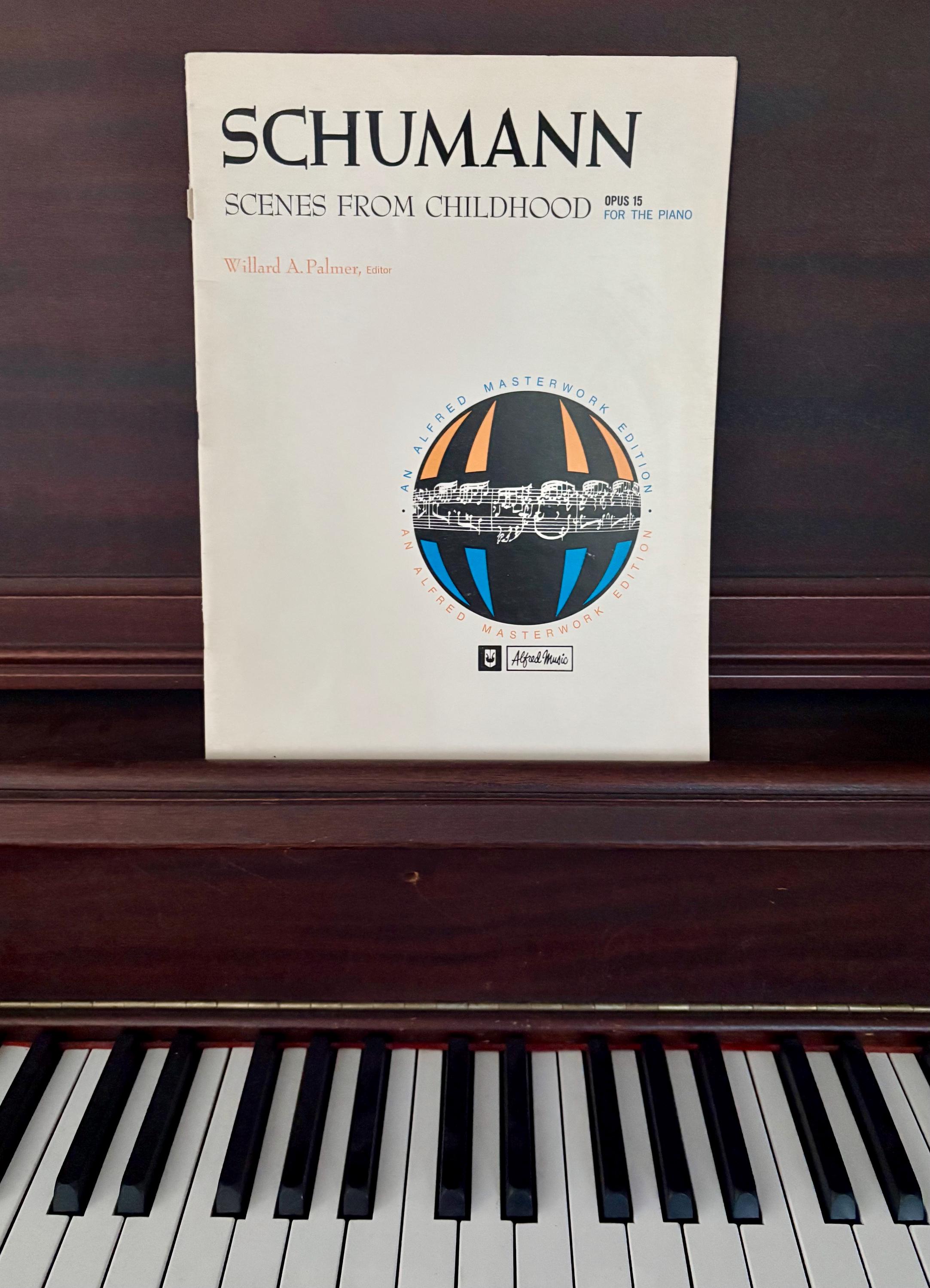 Vintage Schumann Piano Sheet Music – Scenes From Childhood, 1971