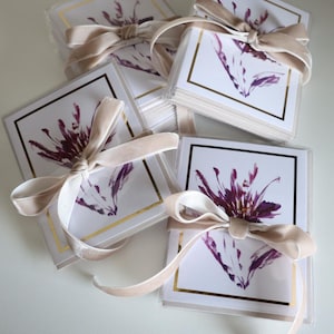 10er Pack Elegante Wildblumen Grußkarten