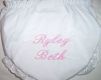 Personalized Baby Bloomers/Diaper Covers