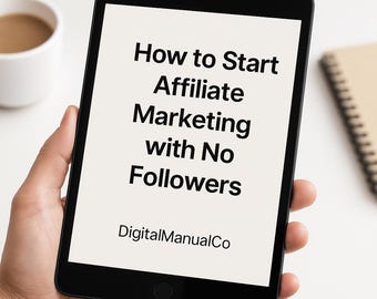 Gids voor affiliatemarketing voor beginners Geen volgers nodig Digitale pdf-download
