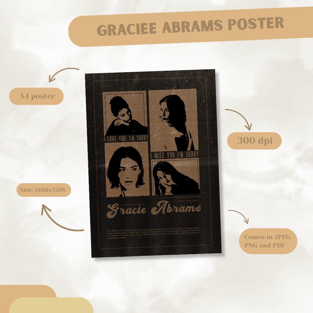 Gracie Abrams “I Love You, I'm Sorry” and “I Miss You, I'm Sorry