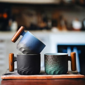 Japanese Espresso Cup Japanese Ceramic Tea Cup Minimalist Espresso Mug Small Coffee Cup Retro Glazed Drink Ware Tea Set Perfect for Gifts