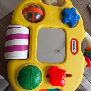 Vintage 1991 Little Tikes Toddler Baby Activity Crib Center, Little Tikes Vintage Toys, Unique baby items, baby birthday gifts, vintage baby