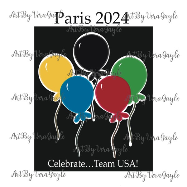 Paris 2024 USA Olympics l. Team USA  Art