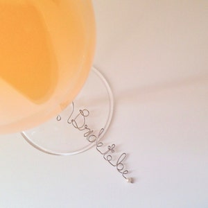 Wine Glass Tags, Custom Wine Charms , Wedding Wine Charms.08 image 4