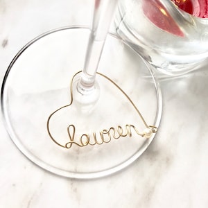 Wine Glass Charms, Personalized Acrylic Wine Charms, Wedding Place Names,  Custom Wine Charms, Favors for Wedding, Wedding Drink Markers 