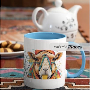 Kamelbecher: Lustige Buckel-Tag-Kaffeetasse - originelles Geschenk für Tierliebhaber