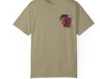 Samuray Tişört – Japon Sanatı Temalı Unisex Tshirt – Anime Esintili Streetwear – Kılıçlı Savaşçı Tasarımı