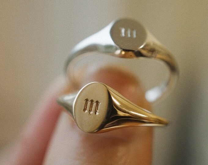 Initial Signet Ring *made-to-order