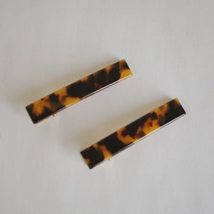 SALE Presley Hair Clips ready-to-ship Tortoise