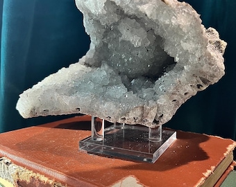 Chalcedony & Quartz Geode - Morocco