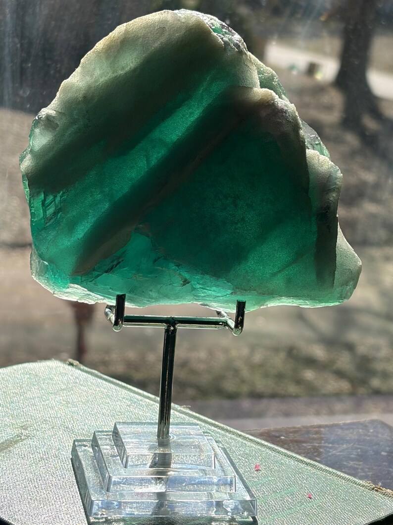 Green Sugar Fluorite Specimen image 9