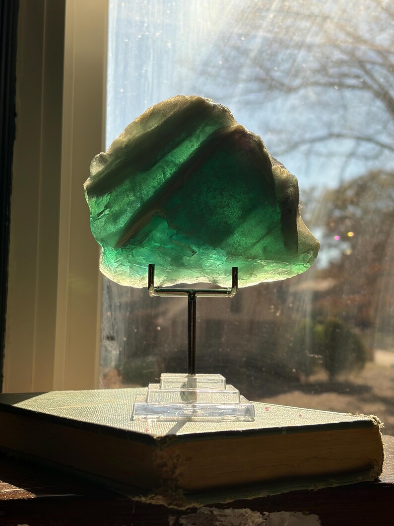 Green Sugar Fluorite Specimen image 7