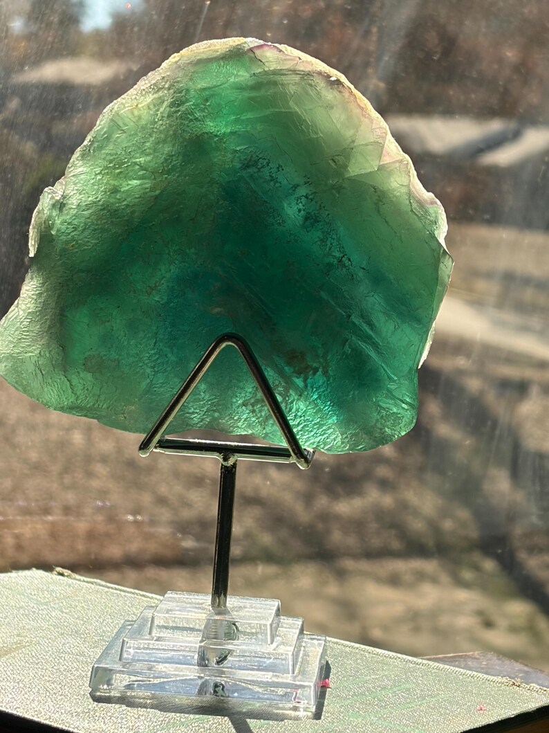 Green Sugar Fluorite Specimen image 8