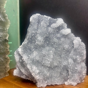 Druzy Quarz Kristall Specimen - “Silver Light” - 851g