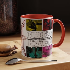 Cowboy Anime Mug, Spike Spiegel Mug, Fanart Anime Mug, Anime Adventure Mug, Anime Retro Mug, Manga Mug, Gift For Anime Lover, Gift Anime Mug