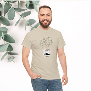 Kdrama Inspired Unisex Heavy Cotton Tee - Weak Hero Class, Life is Tough Design, Gift for Kdrama Fans, Kpop Fashion, Korean Drama Shirt