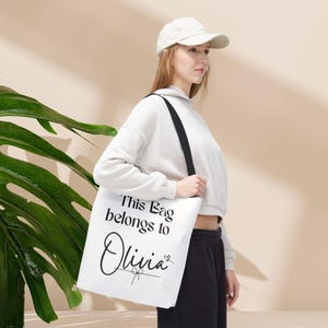 Personalisierte Einkaufstasche, benutzerdefinierte Tasche für sie, Geschenk für sie, Geburtstage, besondere Anlässe