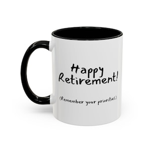 Happy Retirement Pickleball Enthusiast Mug | Fun Sport Mug | Gift for Pickleball Players | Cute Checklist Design | 11 oz. Ceramic