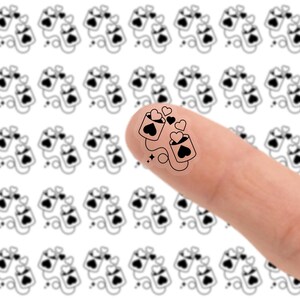 35 Mini Icon Tassen mit Strings Aufkleber - durchsichtige glänzende Planer-Sticker | Nettes Geschenk für Sie, Perfekt für BoJu, Erin Condren, Foil Ready