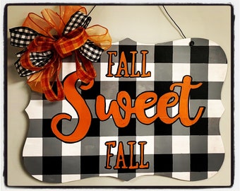 Fall Wooden Door Hanger