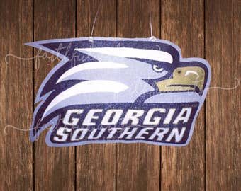 Georgia Southern Eagles logo door hanger