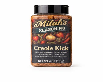 Mezcla de condimentos criollos - Especias multiusos estilo cajún - Condimento gourmet en lotes pequeños