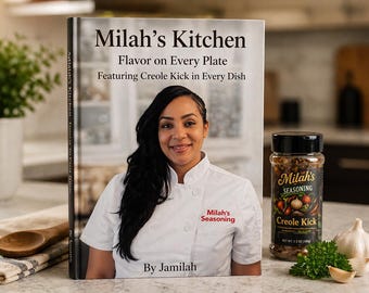 Libro de cocina criolla / Libro de recetas sureñas / Comidas caseras fáciles / Comida reconfortante y sabrosa / La cocina de Milah por Jamilah