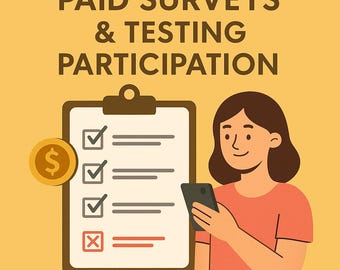 Participación en encuestas pagadas y pruebas