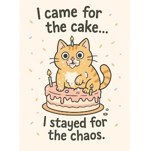 Cat Birthday Card