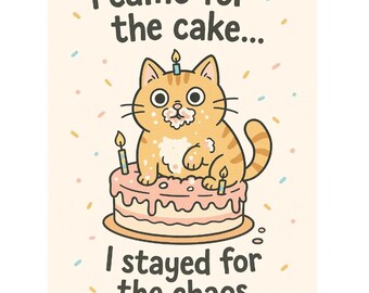 Cat Birthday Card