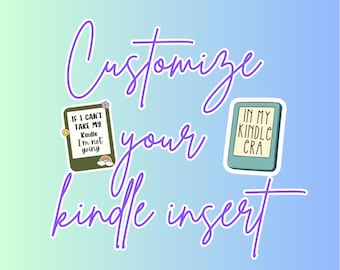 Inserto Kindle personalizzato